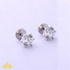 1.75c Round Solitaire Studs