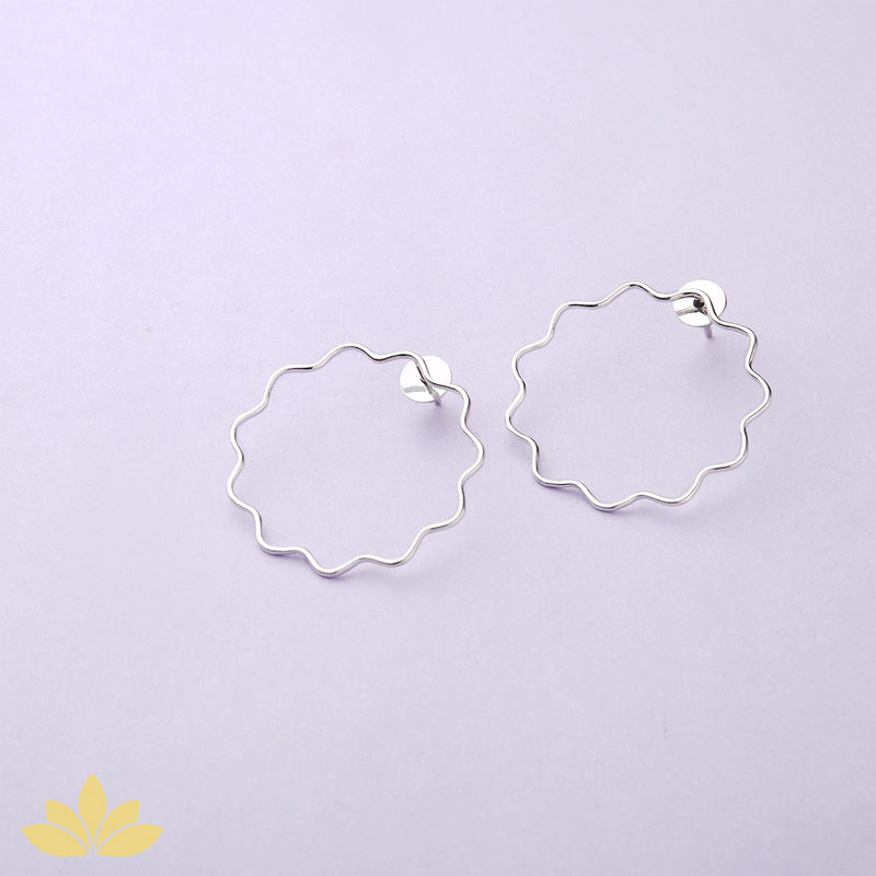 Flower Outline Earrings