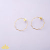 Silver Flower Outline Earrings