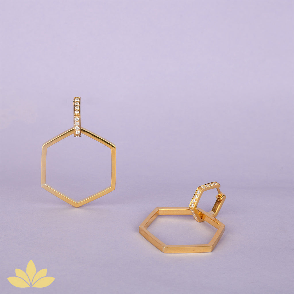 Multi-Purpose Hexagon Earrings