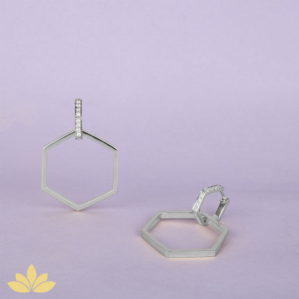 Multi-Purpose Hexagon Earrings