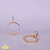 Silver Multi-Purpose Hexagon Earrings