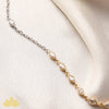 Marquise Stone Dual Tone Necklace