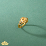 Signet Ring with Celestial Pattern